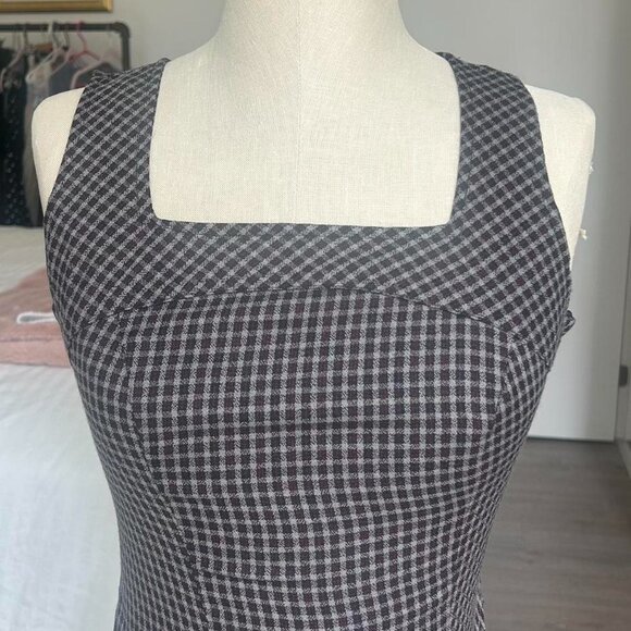 Y2K Plaid Bodycon Mini Dress  - Picture 5 of 5